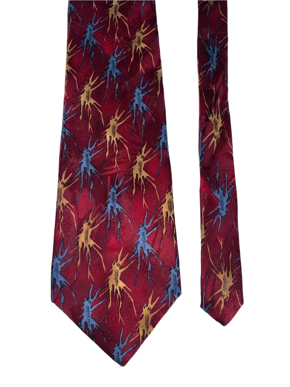 J GARCIA Feeding in the Light
Collectors/Stonehenge in Red, Blue, Gold Silk Tie